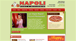 Desktop Screenshot of lasvegaspizzeria.com